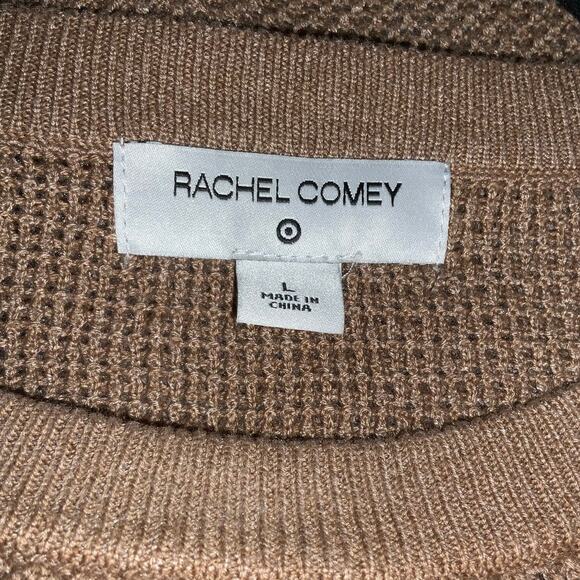 Rachel Comey Brown Waffle Knit Sweater - Size Large - Picture 3 of 5